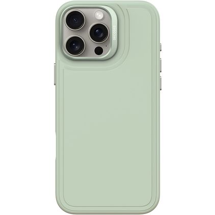 Decoded Stacks Coque iPhone 16 Pro Max MagSafe Coque arrière en Silicone - Mist Green