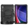 Mobigear SureGrip Xtreme Coque Samsung Galaxy Tab S9 Ultra Coque arrière en Plastique rigide,Silicone + Bandoulière + Support Amovible - Noir