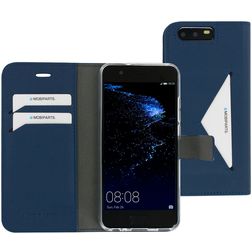 Mobiparts Classic Wallet Housse Huawei P10 Etui Porte-Monnaie - Bleu