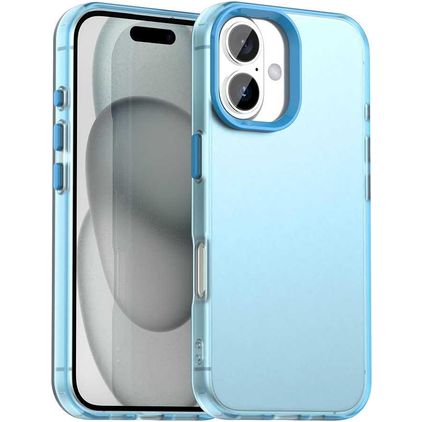 Mobigear Crystal Coque iPhone 18 Coque arrière Rigide - Bleu