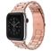 Mobigear Antwerp Bracelet Acier Apple Watch Fermeture boucle déployante - 42/41/40/38 mm - Rose doré