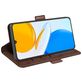Mobigear Slim Magnet Housse HONOR X7 Etui Porte-Monnaie - Marron