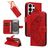 Mobigear Butterfly Housse Samsung Galaxy S26 Ultra Etui Porte-Monnaie - Rouge