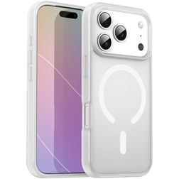 Mobigear Shockproof Coque iPhone 17 Pro MagSafe Coque arrière Rigide - Matte White