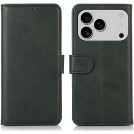 Mobigear Wallet Housse iPhone 17 Pro Max Etui Porte-Monnaie - Vert