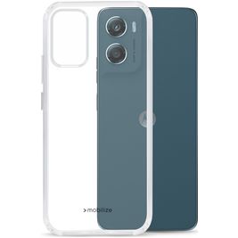 Mobilize Gelly Case Coque Transparente Motorola Moto G06 Power Coque arrière en TPU Souple - Transparent