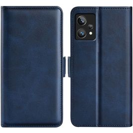 Mobigear Slim Magnet Housse Realme 9 Pro Plus Etui Porte-Monnaie - Bleu