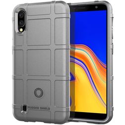 Mobigear Rugged Shield Coque Xiaomi Redmi 9A Coque arrière en TPU Souple Anti-Chocs - Gris
