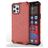 Mobigear Honeycomb Coque iPhone 13 Coque arrière Rigide Anti-Chocs - Rouge
