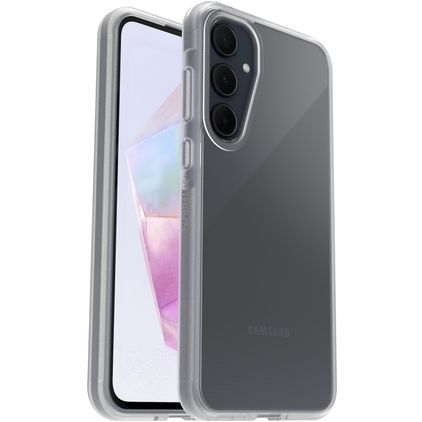 OtterBox React Transparent Samsung Galaxy A35 Plastique rigide Coque arrière Antichoc - Transparent