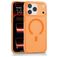 Mobigear Shockproof Grip Coque iPhone 17 Pro Max MagSafe Coque arrière Rigide - Orange