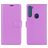 Mobigear Classic Motorola One Fusion Plus Étui Portefeuille - Violet
