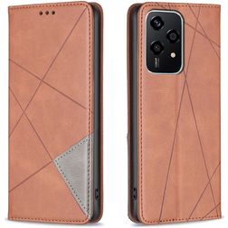 Mobigear Rhombus Slim Housse HONOR 200 Lite Etui - Marron