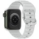 Mobigear Bumpy Bracelet Silicone Apple Watch Fermeture boucle ardillon - 42/41/40/38 mm - Gris