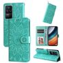 Mobigear Sunflower Housse POCO F4 Etui Porte-Monnaie - Vert