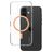 CARE by PanzerGlass Urban Combat iPhone 16 MagSafe Plastique rigide Coque arrière - Peachy