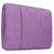 Mobigear Denim Zipper Pochette Ordinateur portable 13 - 14 Pouces Housse ordinateur - Violet