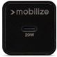 Mobigear Essentials - Simple USB-C Chargeur USB-C 1 mètre Power Delivery 20W - Noir