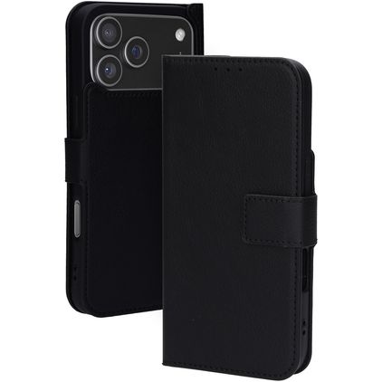 Mobiparts Classic Wallet iPhone 17 Pro Max MagSafe Étui - Noir