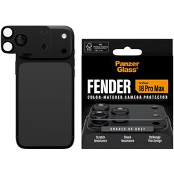 PanzerGlass FENDER iPhone 18 Pro Max Aluminium Protection caméra - Compatible coque - Gris