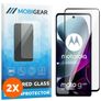 Mobigear Premium Motorola Moto G200 5G Verre trempé Protection d'écran - Compatible Coque - Noir (Lot de 2)