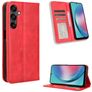 Mobigear Sensation Housse Samsung Galaxy M55 Etui Porte-Monnaie - Rouge