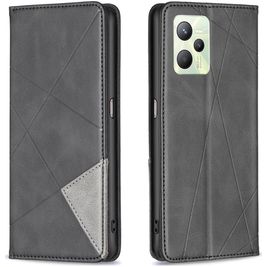 Mobigear Rhombus Slim Housse Realme C35 Etui - Noir