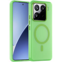Mobigear Shockproof Xiaomi 15 Pro MagSafe Plastique rigide Coque arrière - Vert