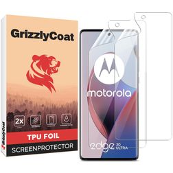 GrizzlyCoat Motorola Edge 30 Ultra Hydrogel TPU Protection d'écran - Compatible coque (Lot de 2)
