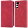 Mobigear Retro Slim Housse Samsung Galaxy S21 FE Etui Porte-Monnaie - Rouge