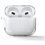 Mobigear Coque Silicone souple pour Apple AirPods 3 - Transparent