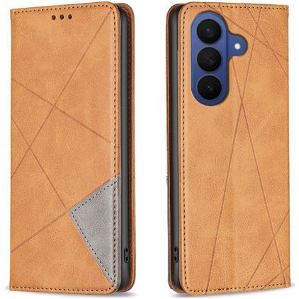 Mobigear Rhombus Slim Housse Samsung Galaxy A27 Etui - Cognac