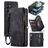 Caseme 008 Housse Samsung Galaxy S23 FE Etui avec Coque Détachable Porte-Monnaie - Noir