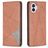 Mobigear Rhombus Slim Nothing Phone (1) Étui - Marron