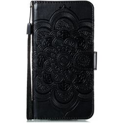 Mobigear Mandala Housse Google Pixel 5 Etui Porte-Monnaie - Noir