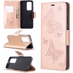 Mobigear Butterfly Bookcase Case Rose Gold Huawei P40 Pro