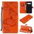Mobigear Butterfly Housse LG V60 ThinQ Etui Porte-Monnaie - Orange