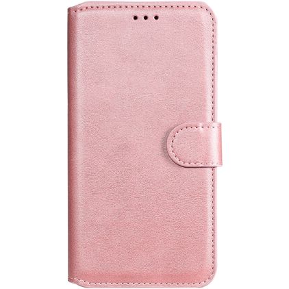 Mobigear Wallet Housse Motorola Moto E6s (2020) Etui Porte-Monnaie - Rose