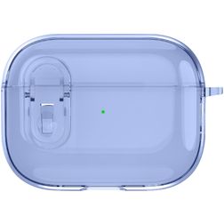 Mobigear Crystal Clip Coque rigide pour Apple AirPods Pro 1 - Bleu