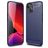 Mobigear Brushed Slim Coque iPhone 14 Coque arrière en TPU Souple - Bleu