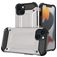 Mobigear Outdoor Coque iPhone 16 Pro Coque arrière Rigide Anti-Chocs - Argent