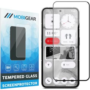 Mobigear Premium Nothing Phone (2a) Verre trempé Protection d'écran - Compatible Coque - Noir