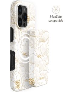 MIO - Batterie externe 5.000 mAh 15W - Compatible MagSafe - White Roses
