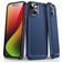 Mobigear Slim Armor Coque iPhone 15 Plus Coque arrière Rigide Anti-Chocs - Bleu Marin