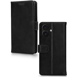 Mobilize Premium Gelly iPhone 17 Étui Portefeuille - Noir
