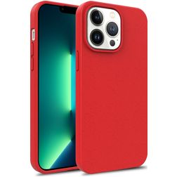 Mobigear Bio Coque iPhone 15 Pro Coque arrière en Eco-Friendly - Rouge