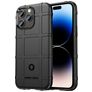 Mobigear Rugged Shield Coque iPhone 14 Pro Coque arrière en TPU Souple Anti-Chocs - Noir