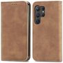 Mobigear Retro Slim Housse Samsung Galaxy S25 Ultra Etui Porte-Monnaie - Marron