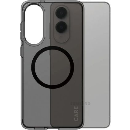 CARE by PanzerGlass Flagship Coque Samsung Galaxy S25 Edge MagSafe Coque arrière Rigide - Urban Smokey