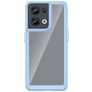 Mobigear Crystal Coque OPPO Reno 8 5G Coque arrière Rigide - Transparent / Bleu
